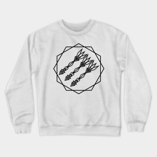 Geometric Arrows Design Crewneck Sweatshirt